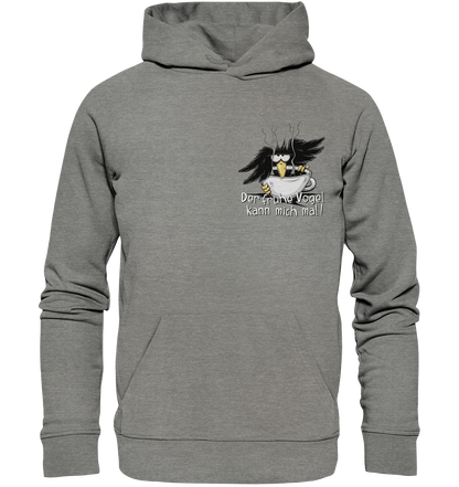Der frühe Vogel kann mich mal | Kaffee Rabe - Organic Hoodie