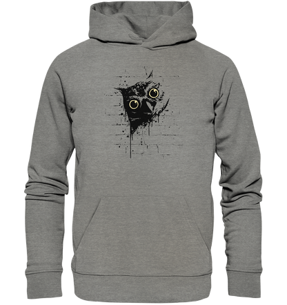 Lässige Street Art Eule - Organic Hoodie