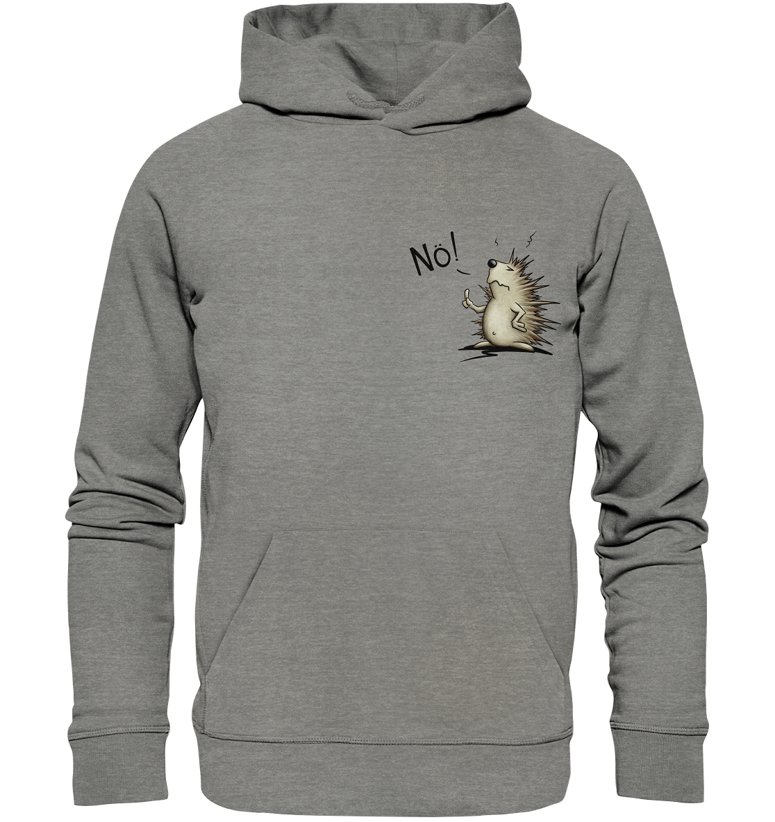 Nö! Grummeliger Igel - Organic Hoodie