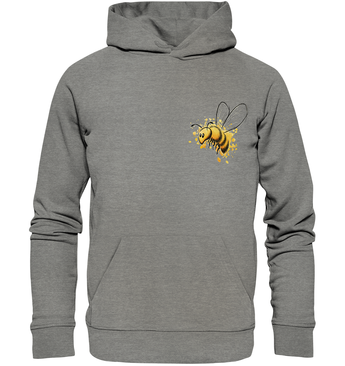 Lässige kleine Honig-Biene - Organic Hoodie