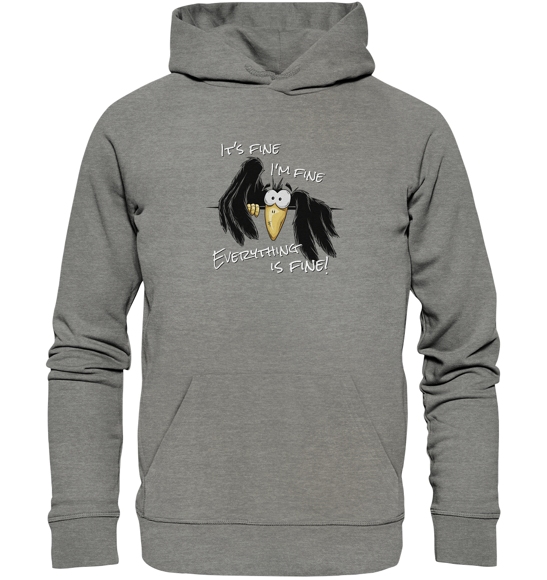 I’m Fine Rabe | Alles Gut Krähe - Organic Hoodie