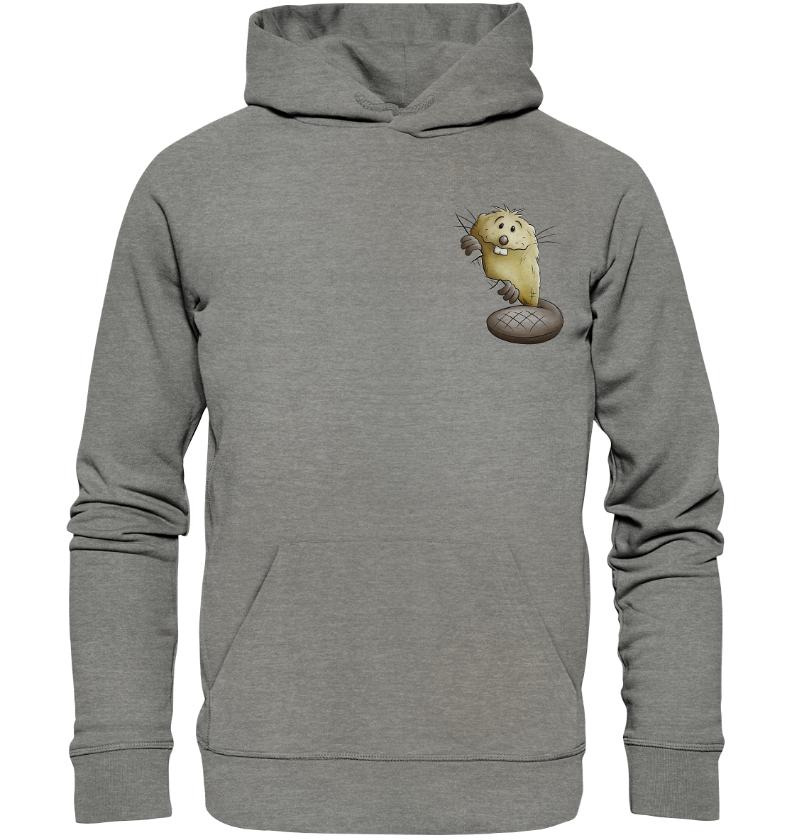 Lustiger frecher Biber - Organic Hoodie