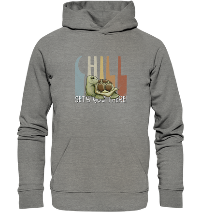Gechillt gemütliche Schildkröte - Organic Hoodie
