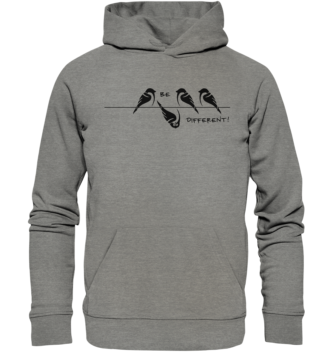Sei anders, kleiner Spatz - Organic Hoodie