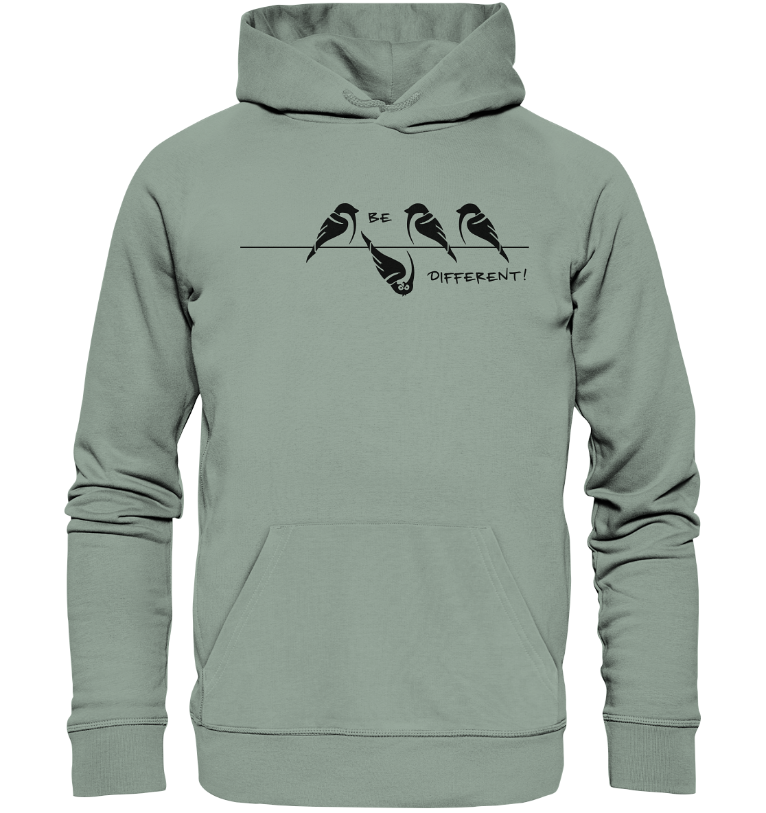 Sei anders, kleiner Spatz - Organic Hoodie