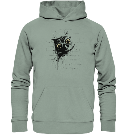 Lässige Street Art Eule - Organic Hoodie