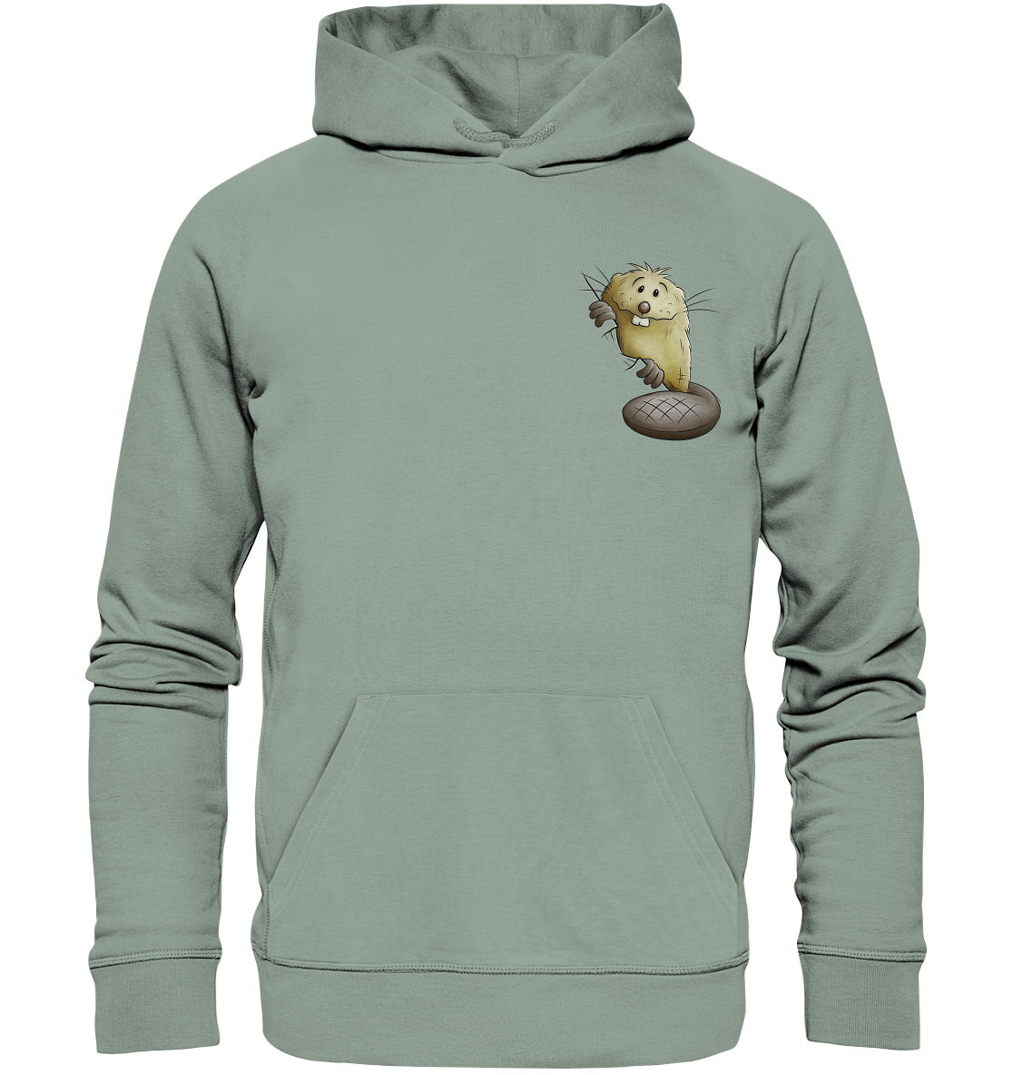 Lustiger frecher Biber - Organic Hoodie