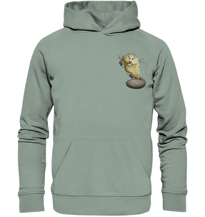 Lustiger frecher Biber - Organic Hoodie
