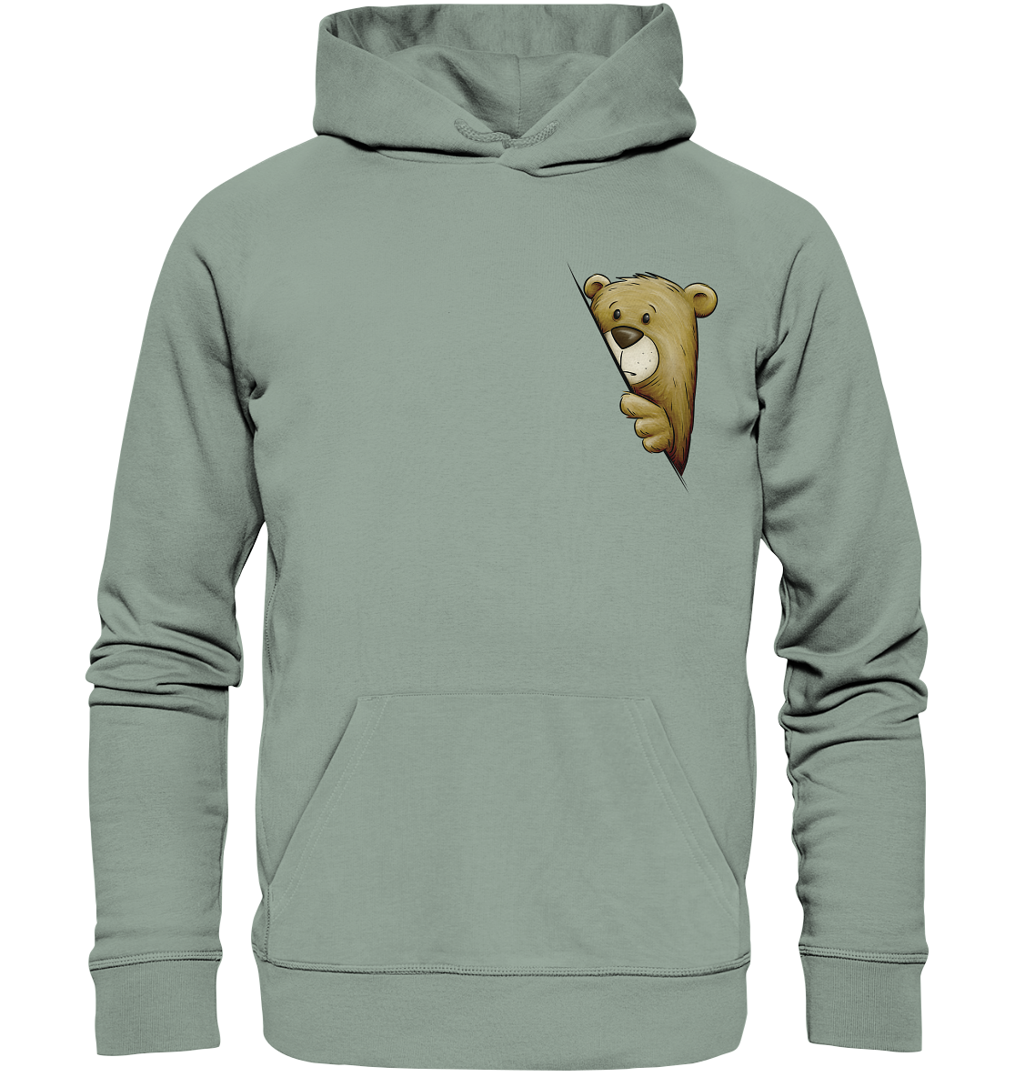 Funky Bär Illustration - Organic Hoodie