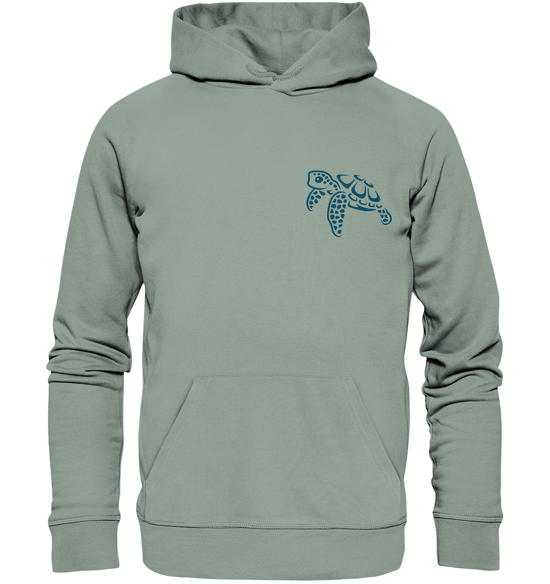 Lässig lustige Wasserschildkröte - Organic Hoodie