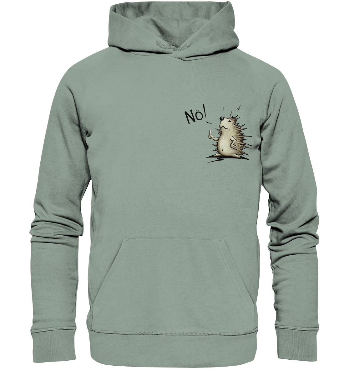 Nö! Grummeliger Igel - Organic Hoodie