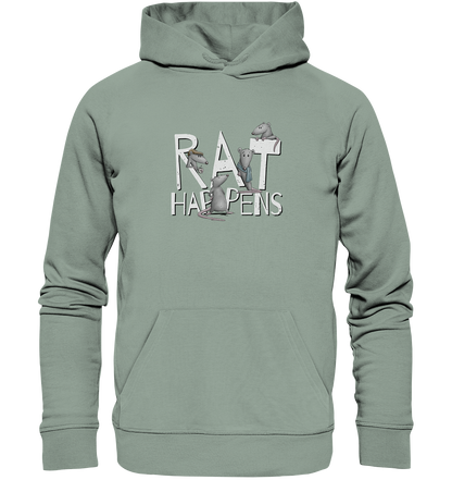 Rat Happens Ratten - Organic Hoodie