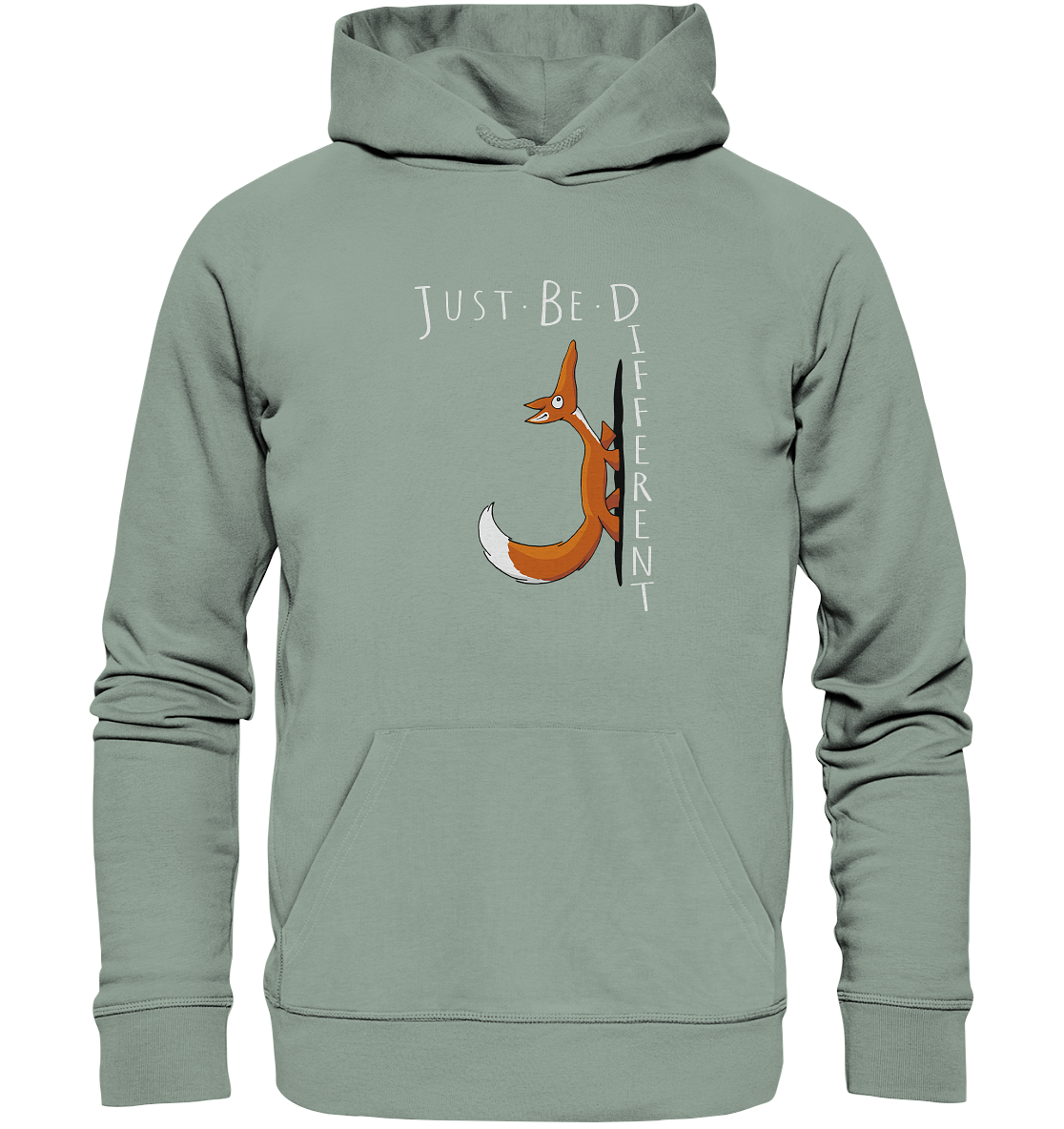 Just Be Different | Sei Anders, kleiner Fuchs - Organic Hoodie