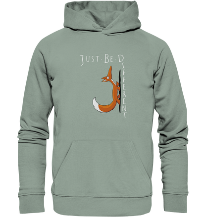 Just Be Different | Sei Anders, kleiner Fuchs - Organic Hoodie