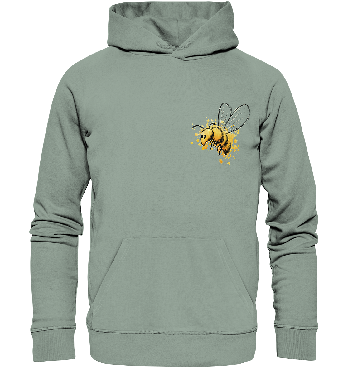 Lässige kleine Honig-Biene - Organic Hoodie