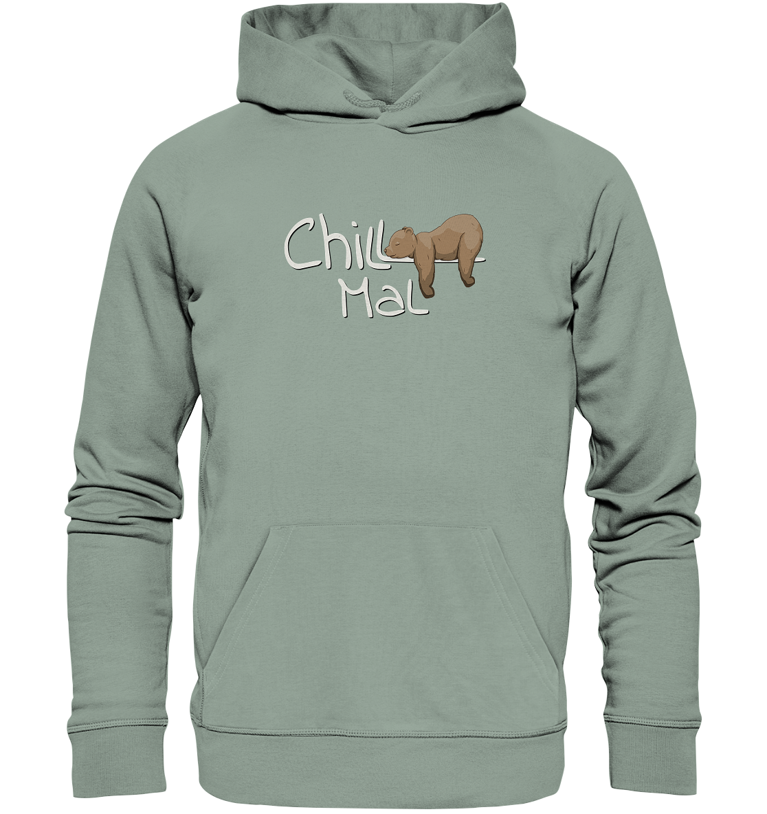 Chill Mal schläfriger Braunbär - Organic Hoodie