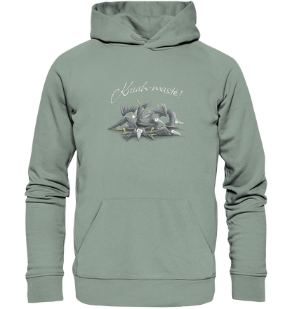 Kraah-masté! Yoga Raben Krähen - Organic Hoodie