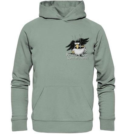 Der frühe Vogel kann mich mal | Kaffee Rabe - Organic Hoodie