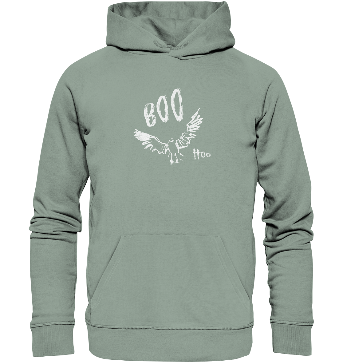 Boo Hoo! Fliegende Eule  - Organic Hoodie