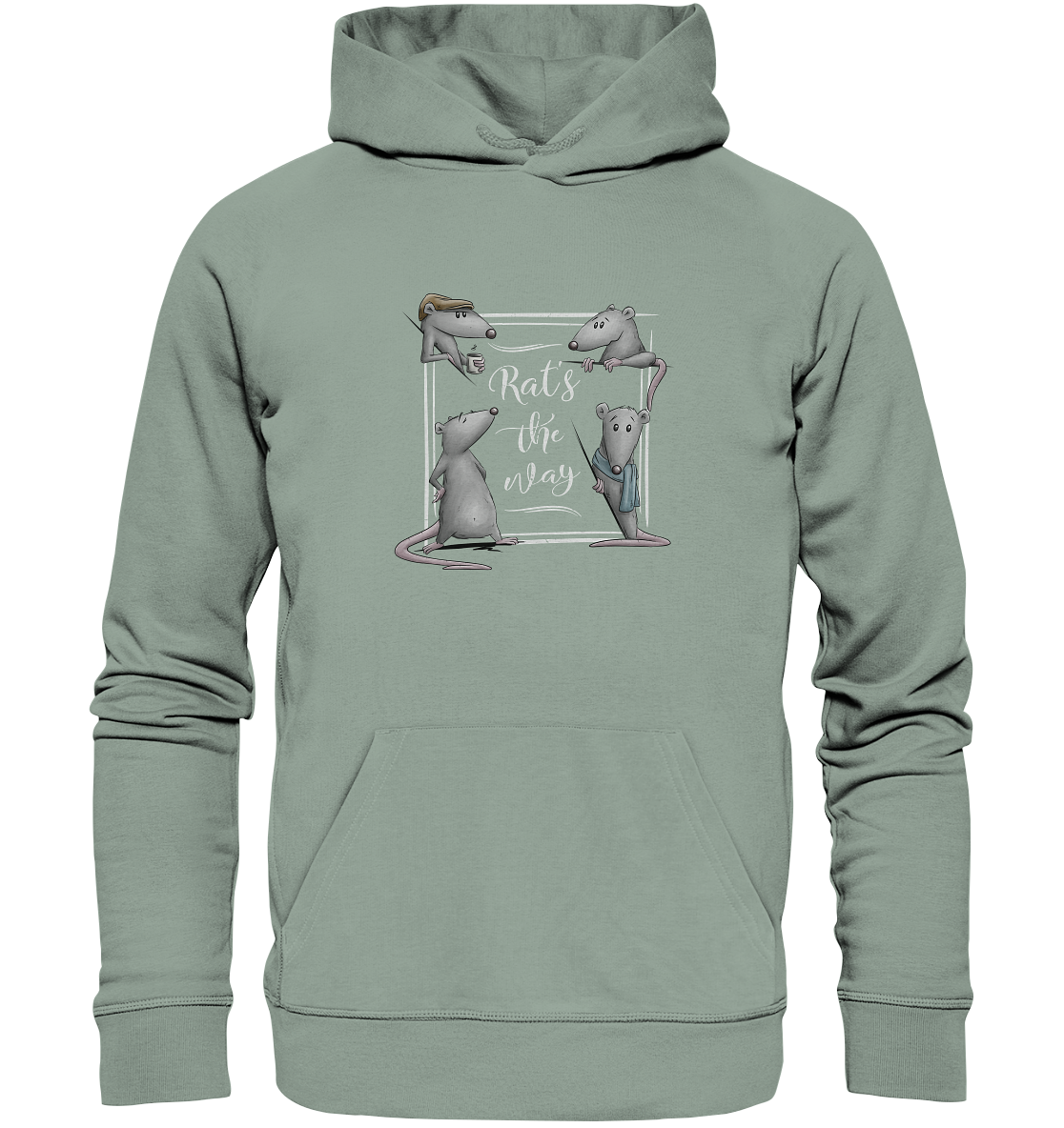 Rat’s The Way Kaffeehaus Ratten - Organic Hoodie