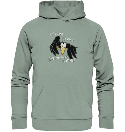 I’m Fine Rabe | Alles Gut Krähe - Organic Hoodie