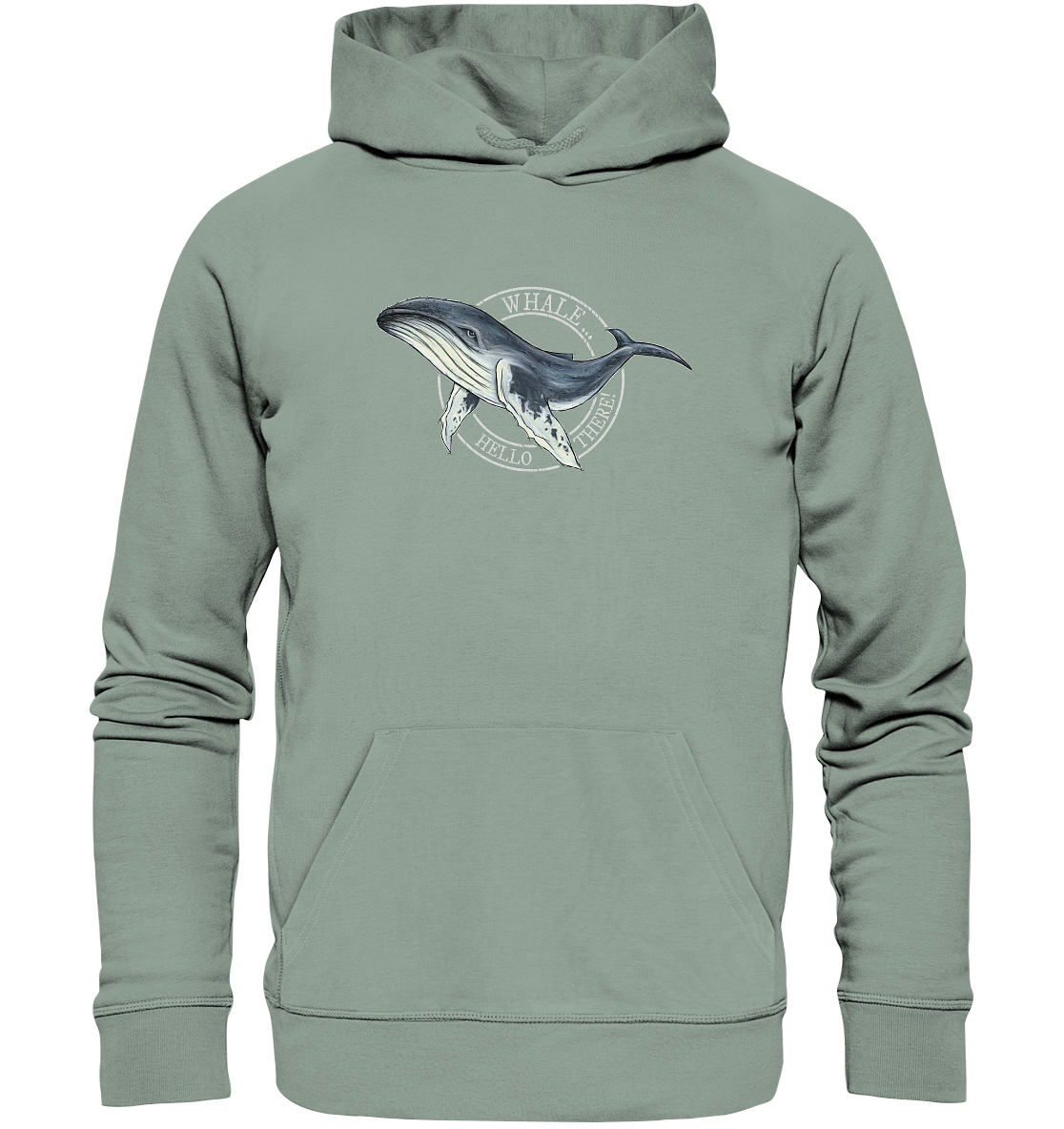 Whale, Hello There | Buckelwal - Organic Hoodie