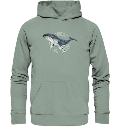 Whale, Hello There | Buckelwal - Organic Hoodie