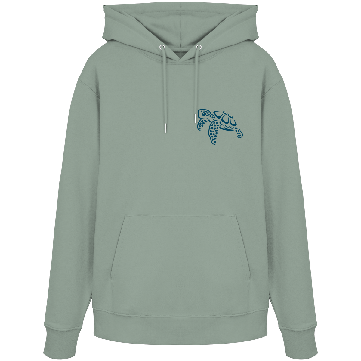 Lässig lustige Wasserschildkröte - Organic Hoodie