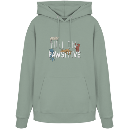 Full On Pawsitive! Gechillte Katzen - Organic Hoodie