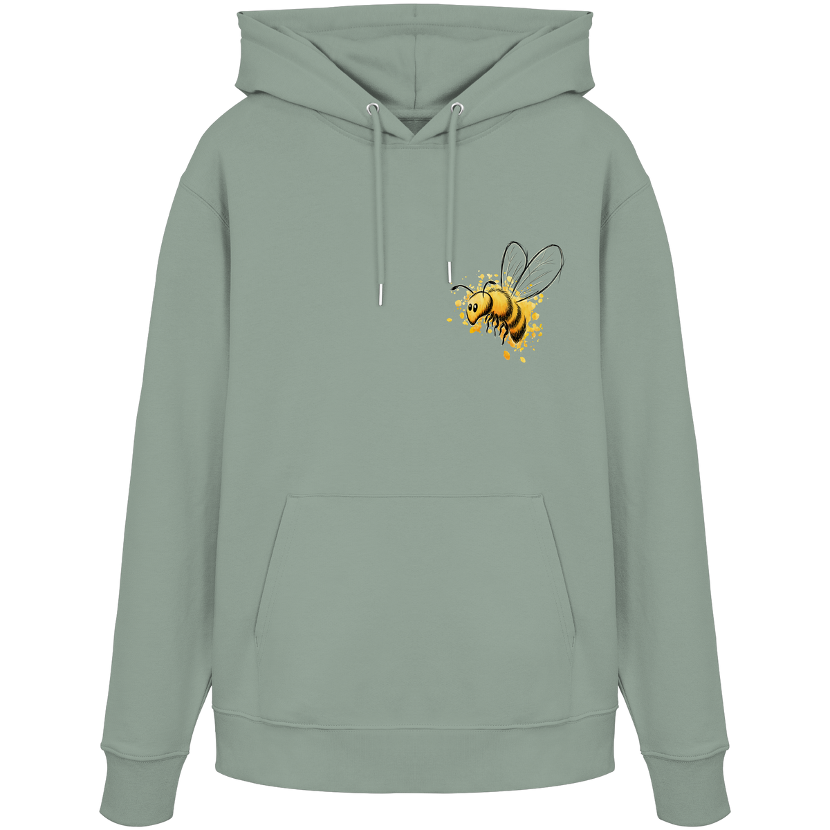 Lässige kleine Honig-Biene - Organic Hoodie