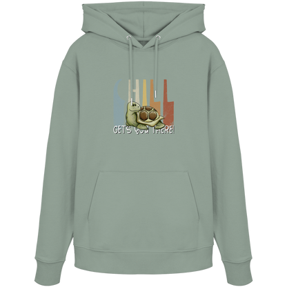 Gechillt gemütliche Schildkröte - Organic Hoodie