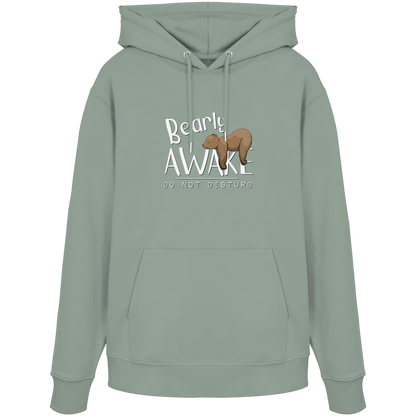 Bearly Awake Bitte nicht stören Bär - Organic Hoodie