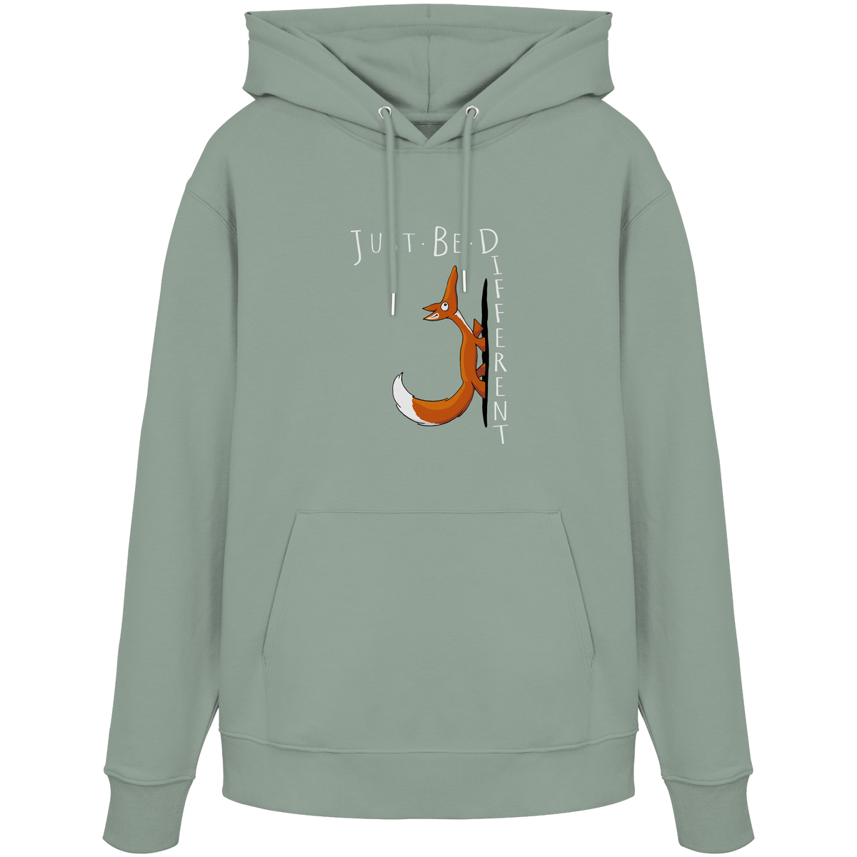 Just Be Different | Sei Anders, kleiner Fuchs - Organic Hoodie