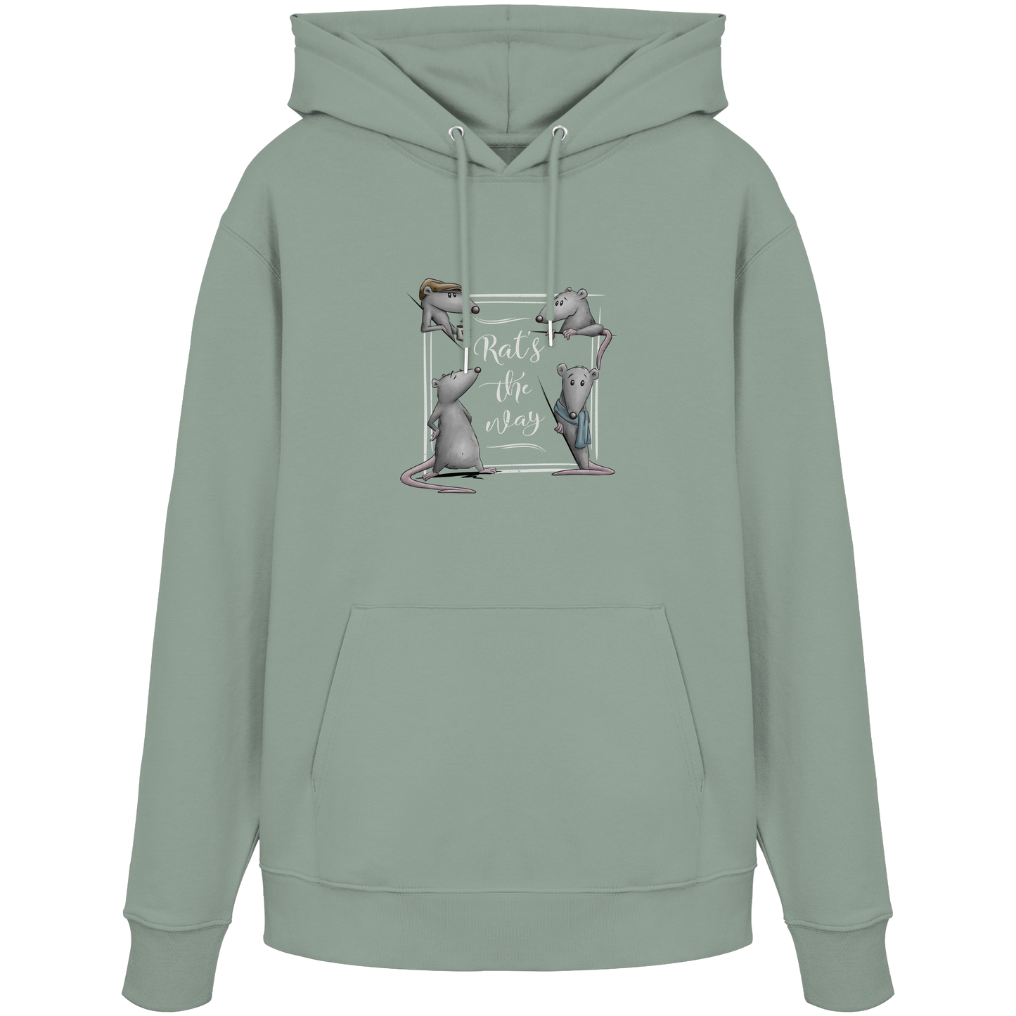 Rat’s The Way Kaffeehaus Ratten - Organic Hoodie