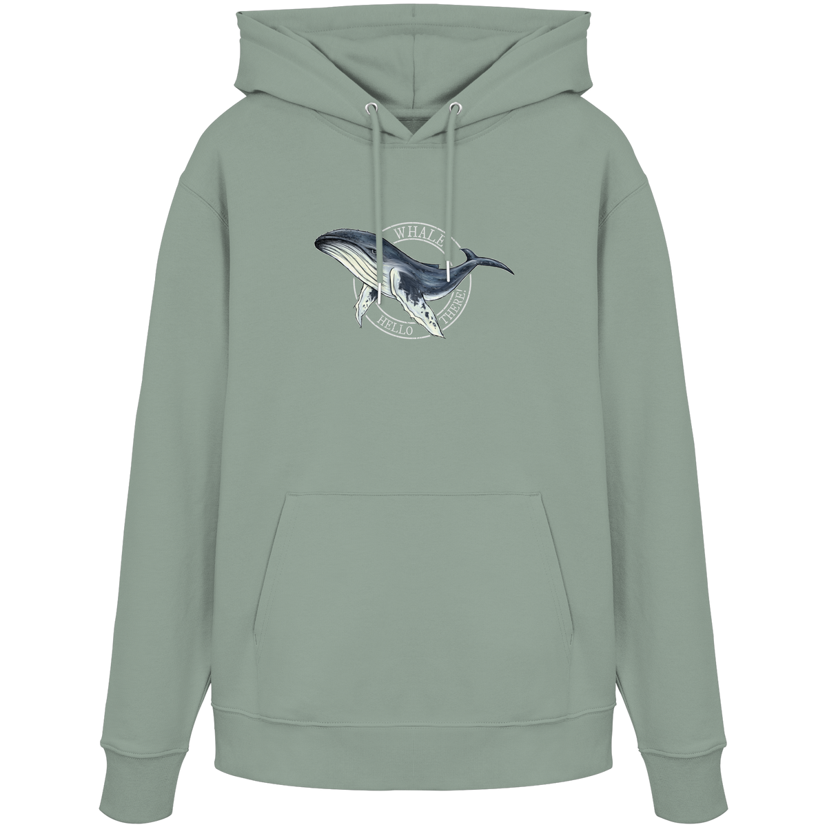 Whale, Hello There | Buckelwal - Organic Hoodie