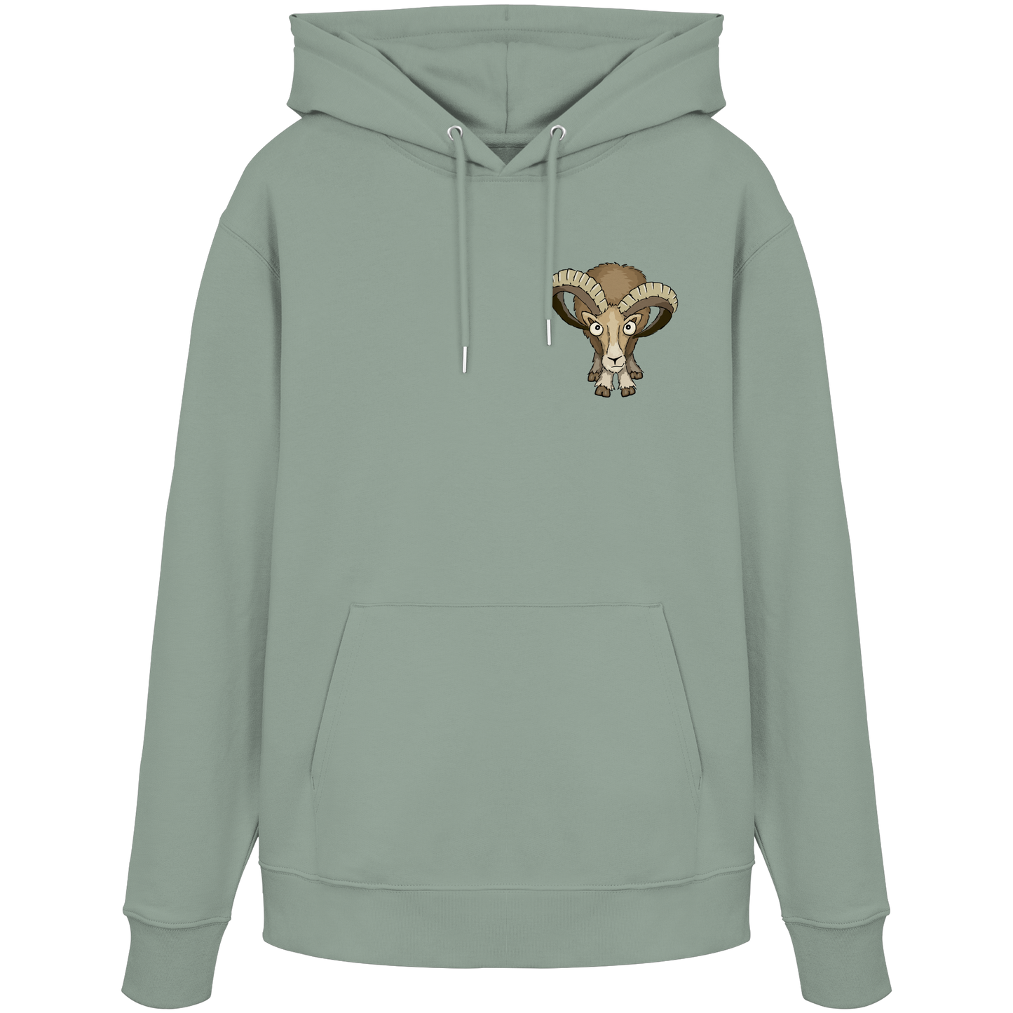 Bockiges Mufflon Widder Schafbock - Organic Hoodie