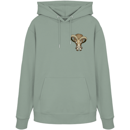 Bockiges Mufflon Widder Schafbock - Organic Hoodie