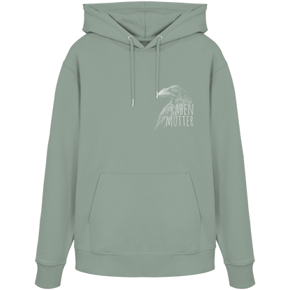 Rabenmutter schwarze Krähe Rabe - Organic Hoodie