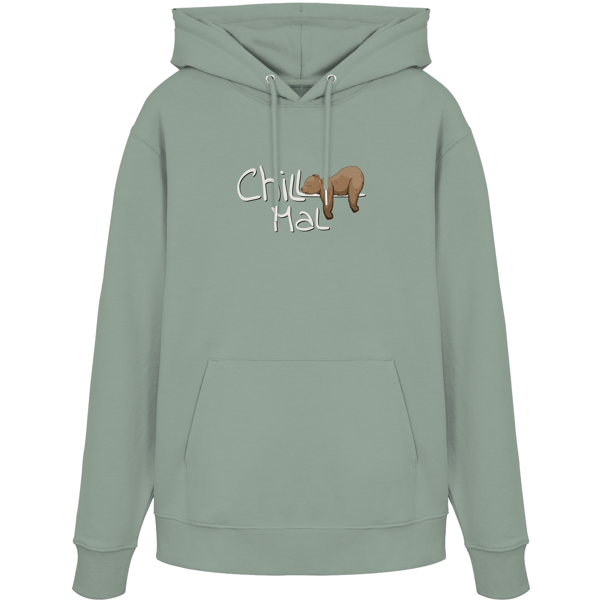 Chill Mal schläfriger Braunbär - Organic Hoodie