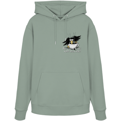 Der frühe Vogel kann mich mal | Kaffee Rabe - Organic Hoodie