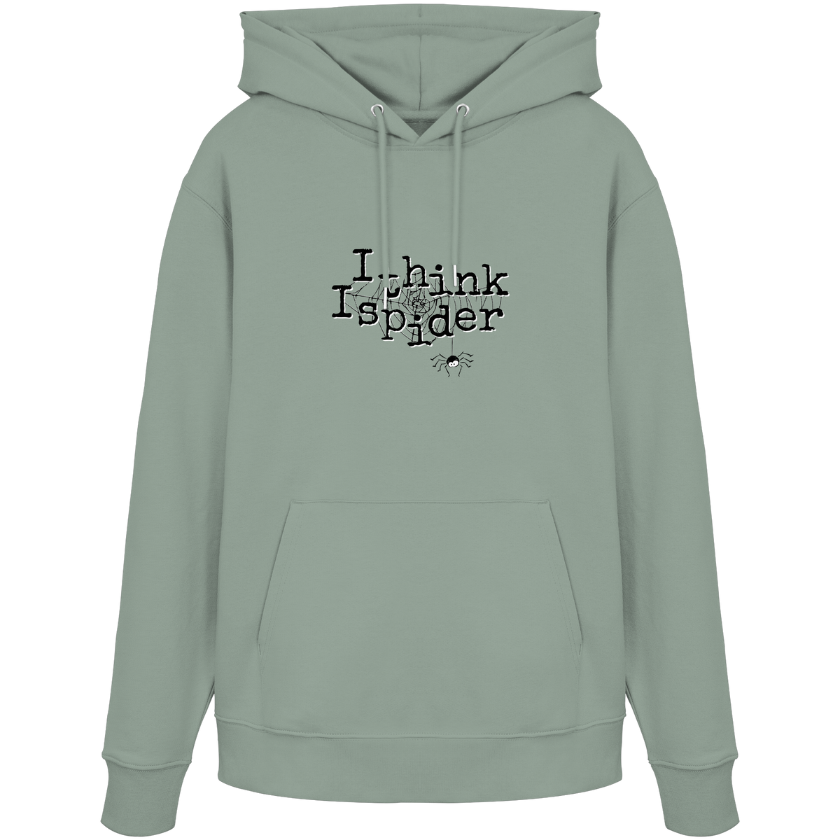 I think I spider - Spinne - Organic Hoodie