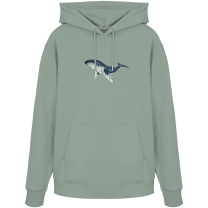 Tiefsee Ozean-Riese Buckelwal - Organic Hoodie