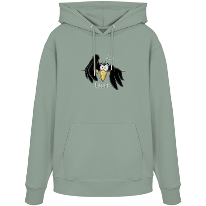 Joa Läuft Krähe gechillter Rabe - Organic Hoodie