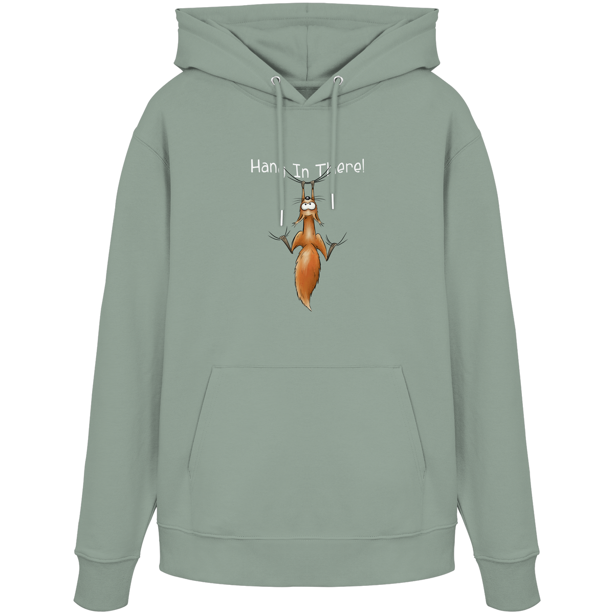 Hang In There | Lässiges Eichhörnchen - Organic Hoodie