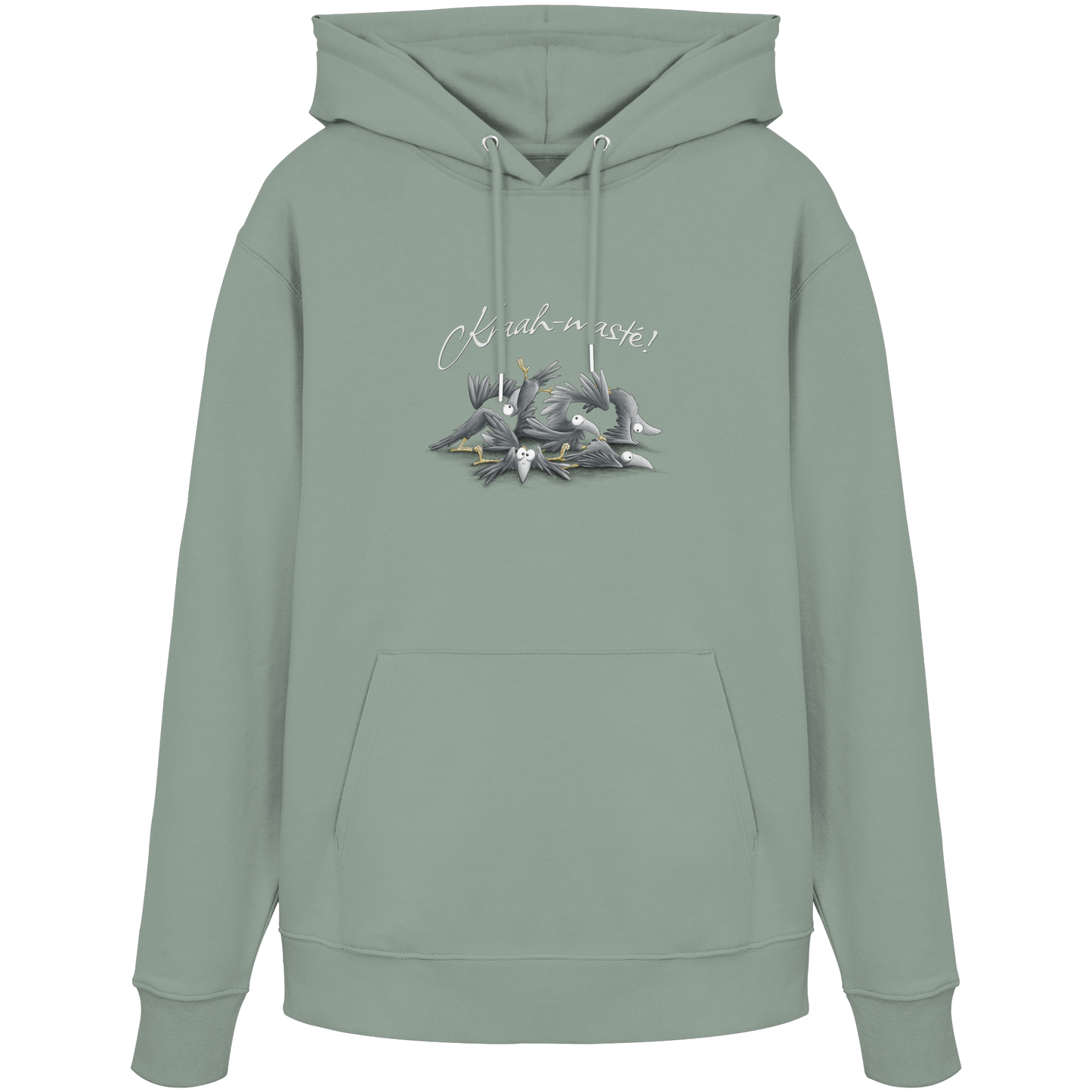 Kraah-masté! Yoga Raben Krähen - Organic Hoodie