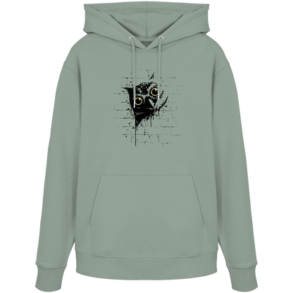 Lässige Street Art Eule - Organic Hoodie