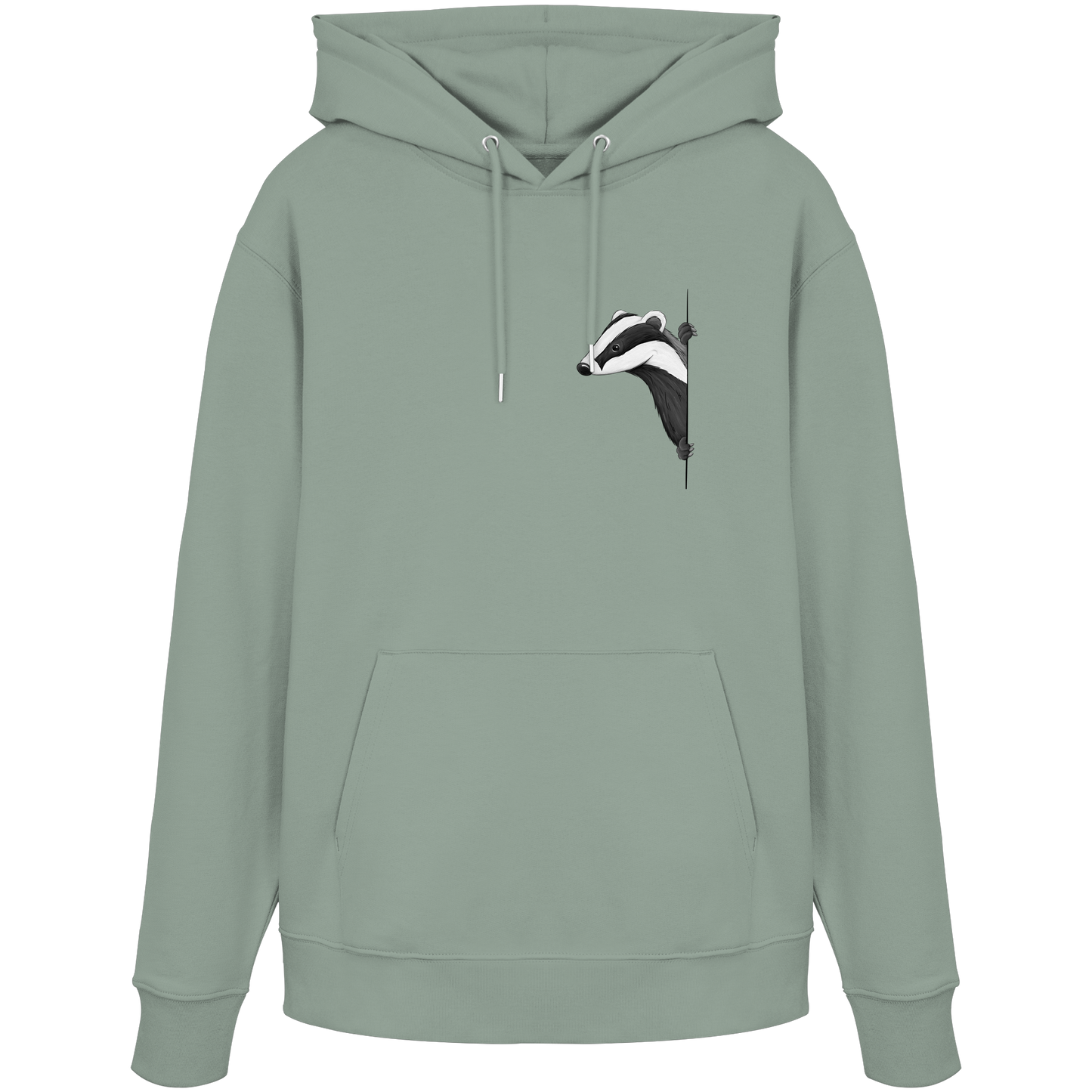 Lässiger Dachs Meister Grimbart - Organic Hoodie