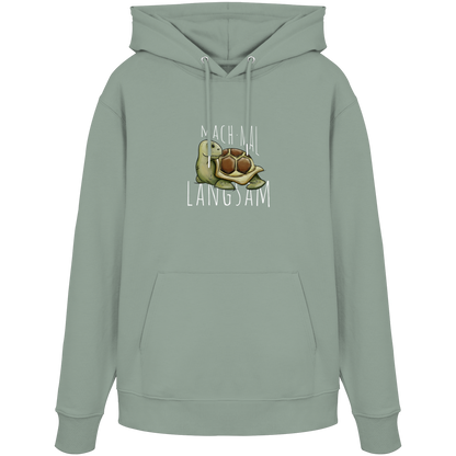 Mach mal langsam Schildkröte - Organic Hoodie