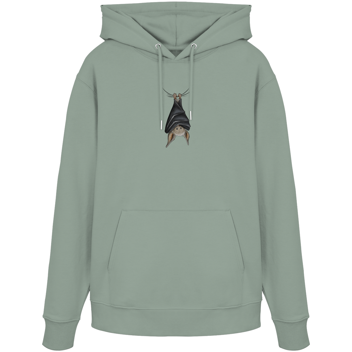 Lustig chillende Fledermaus - Organic Hoodie