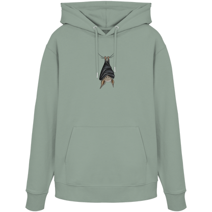 Lustig chillende Fledermaus - Organic Hoodie